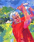Leroy Neiman Arnold Palmer at Latrobe painting